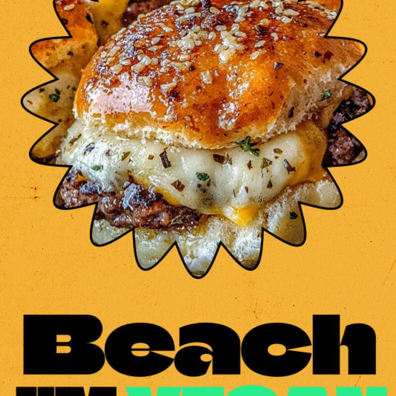 Beach I'm Vegan Food Day