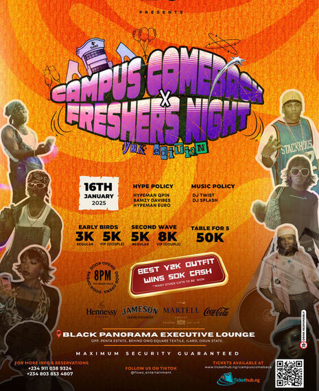 Campus Comeback × Freshers Night: Y2K Edition