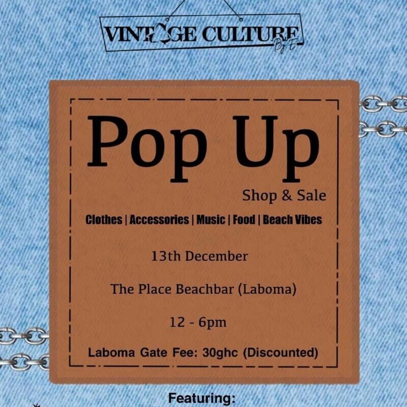 Pop Up Shop & Sale