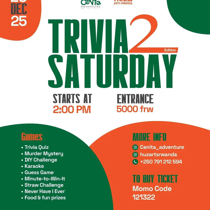 Trivia Saturday: 2nd Edition