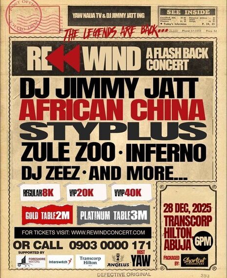 Rewind: A Flashback Concert Abuja 2025