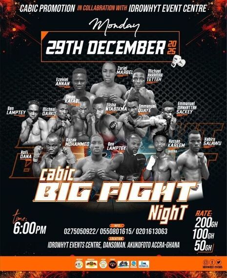 Cabic fight Night- December 