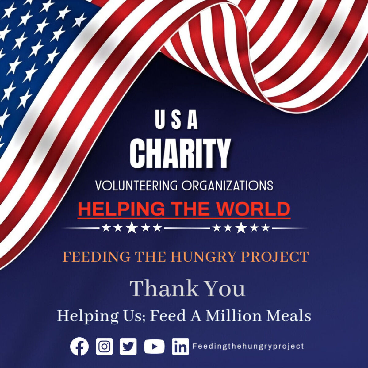 Feeding the Hungry Project Feed A Million Meals USA Launch