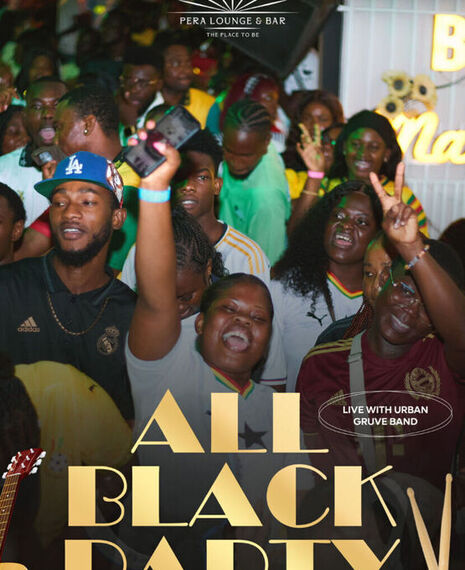Pera Lounge All Black Party with the Urban Gruve Band
