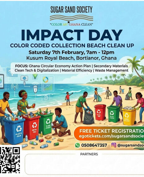 Color Coded Collection Beach Clean Up