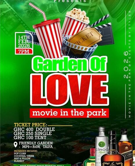 Garden of Love movie in the park 