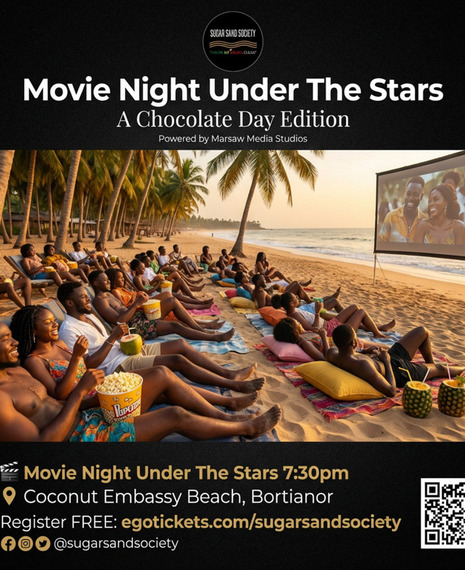Beach Side Movie Night Under The Stars