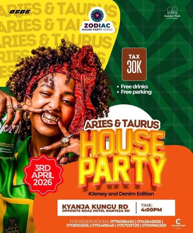 eGotickets — Aries and Taurus house party at Nanteza Road, Uganda, Fri ...