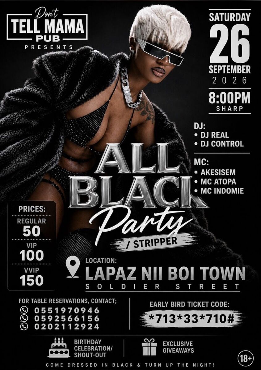 All Black Party — VIP