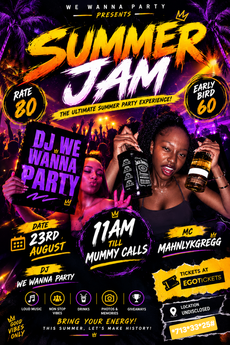 SUMMER JAM — GENERAL ADMISSION