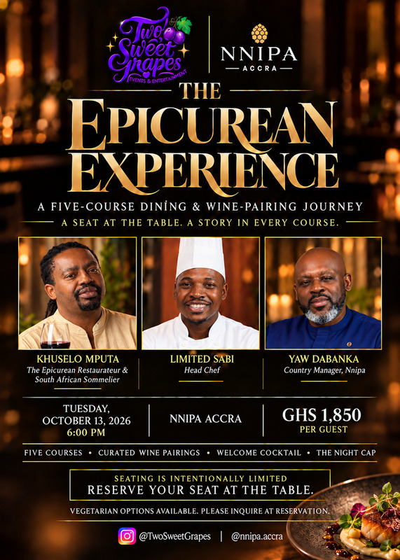 The Epicurean Experience at Nnipa