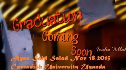 Ayan Said's Graduation Ceremony