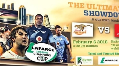 The Lafarge Zimbabwe Champions Cup-Vodacom Bulls v Toyota Cheetahs