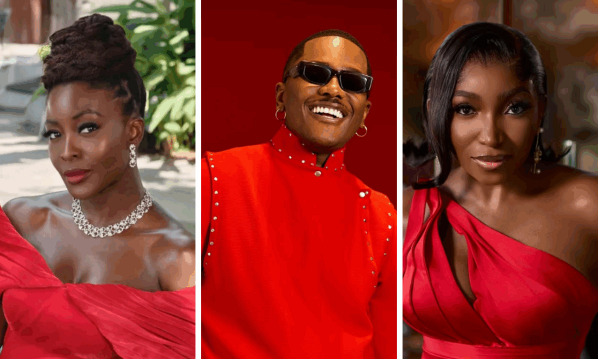 Nollywood Stars Dazzle in Red at Premiere