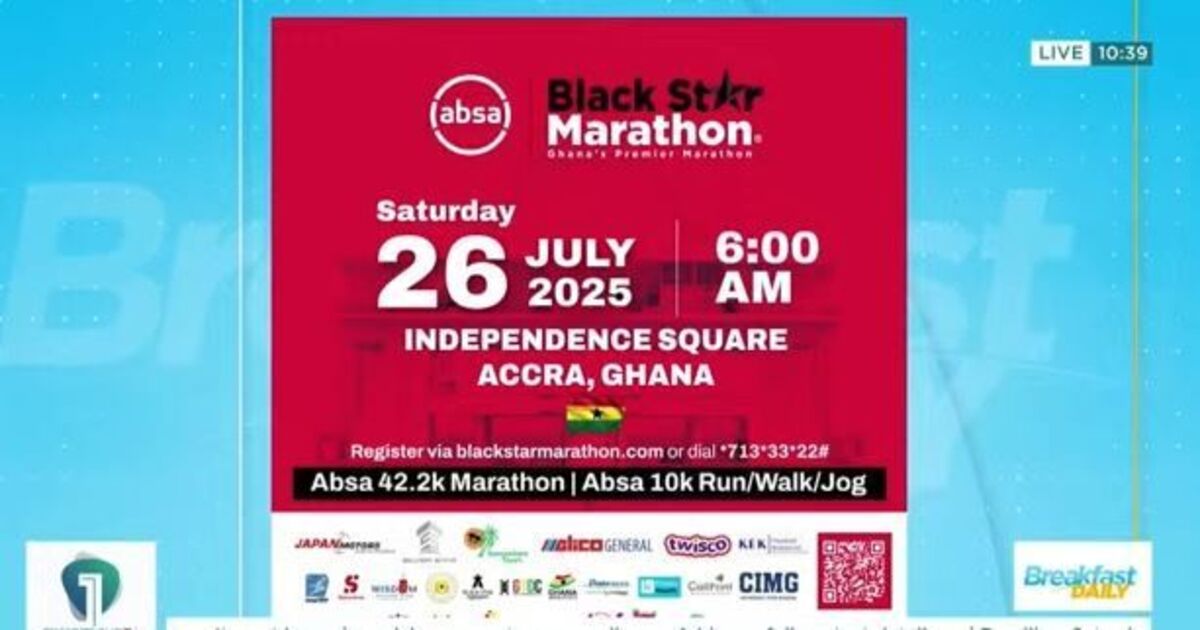 Absa Black Star Marathon Returns July 26