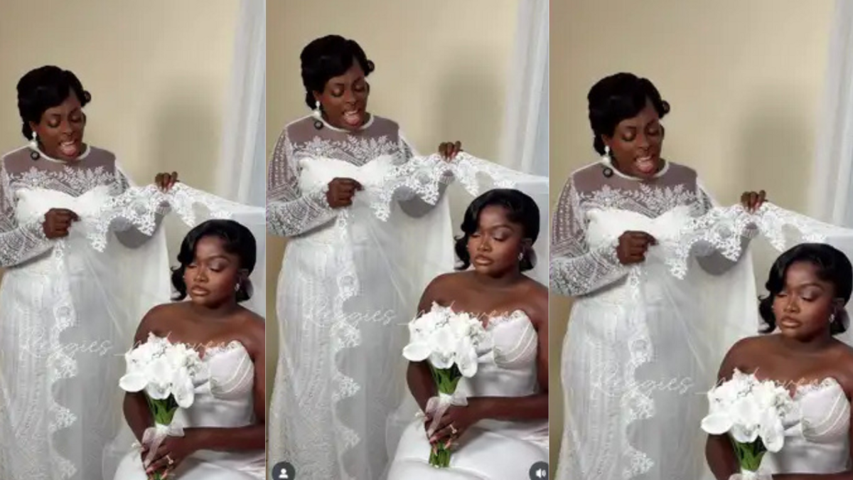 Akosua Agyapong’s Unforgettable Wedding Moment