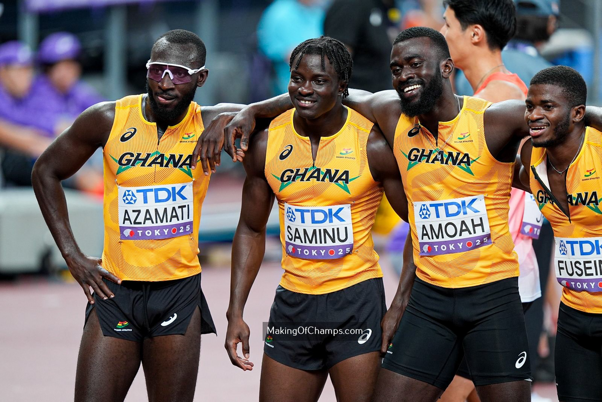 Ghana’s Sprint Team Shines in Tokyo
